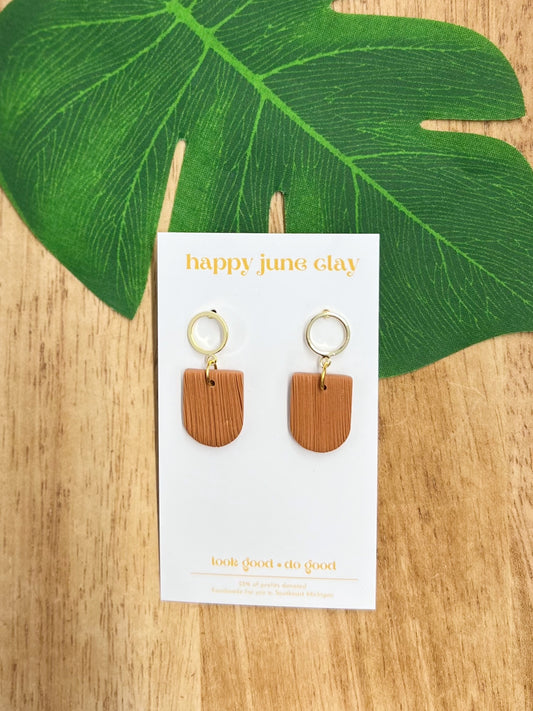 HAPPY JUNE CLAY MEREDITH EARRINGS