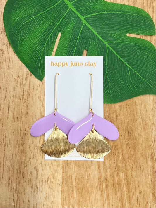 HAPPY JUNE CLAY AMELIA EARRINGS