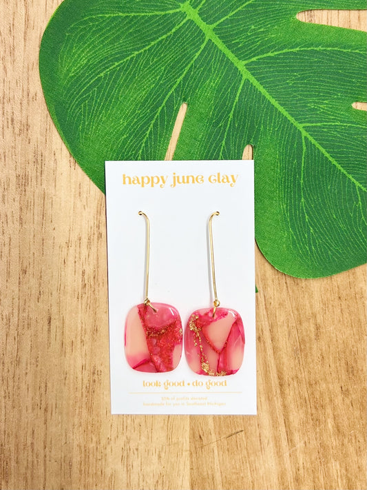 HAPPY JUNE CLAY JANELL EARRINGS