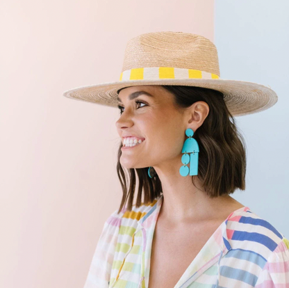 SUNSHINE TIENDA TURQUOISE MOBILE EARRINGS