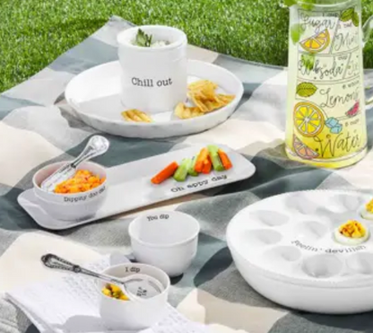 MUDPIE OUTDOOR TRAY & DIP SET