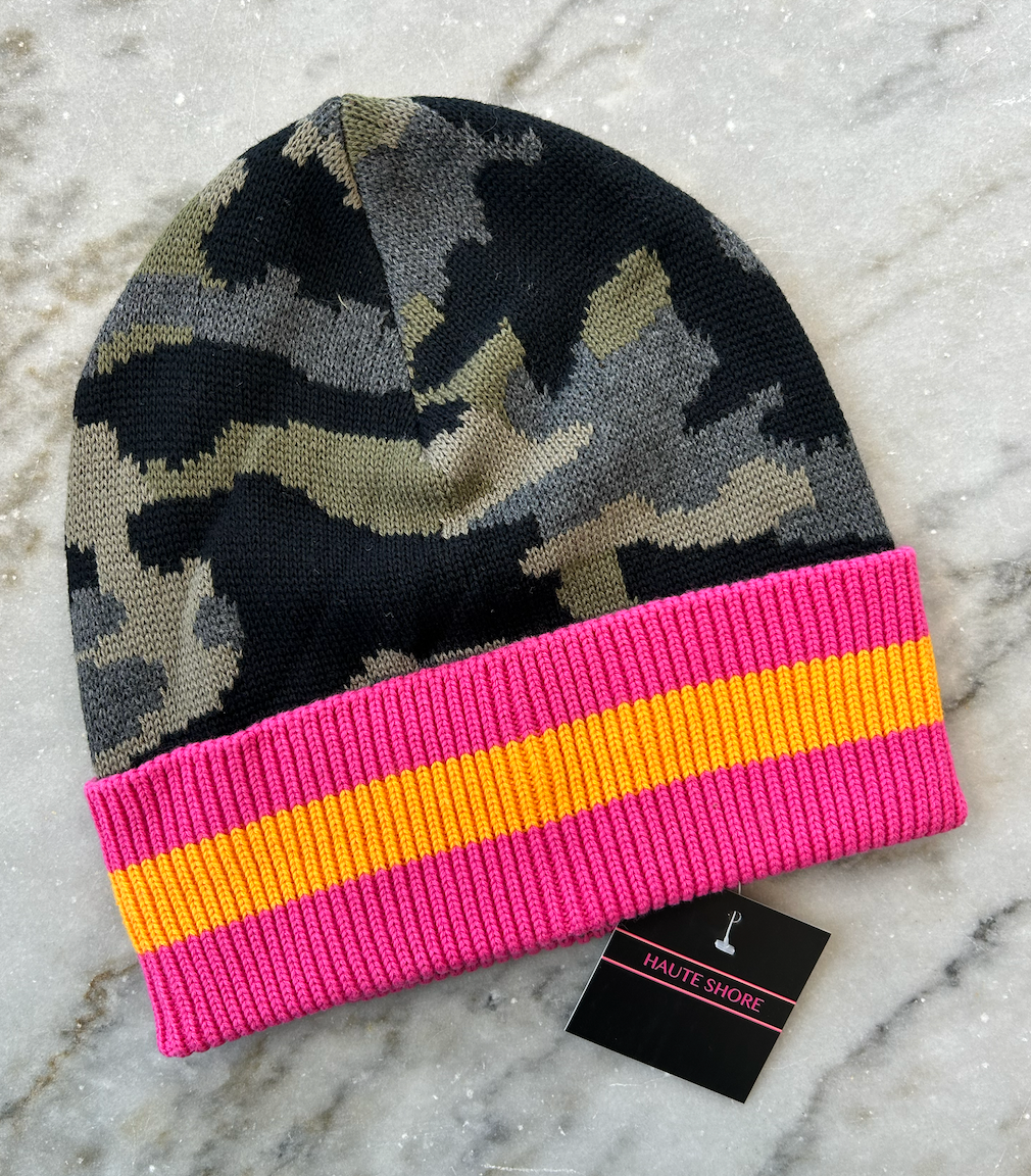 HAUTE SHORE CAMO STRIPE HAT