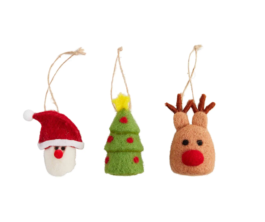 MUDPIE FELT ORNAMENT SET