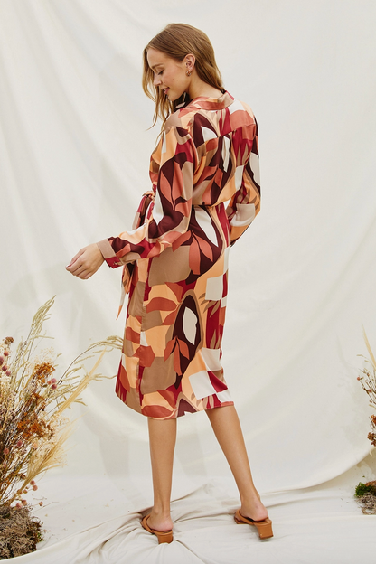 DRESS FORUM MIDI WRAP DRESS