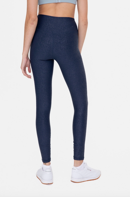 MONO B LEATHER LOOK CROSSOVER LEGGINGS