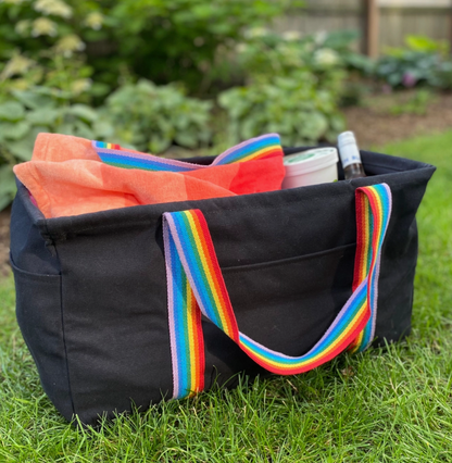 SHORE BAGS RAINBOW EXTRA LARGE TOTE