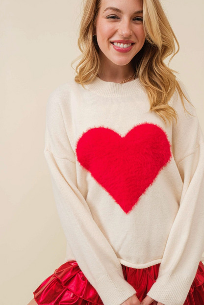 MAIN STRIP VALENTINE SWEATER