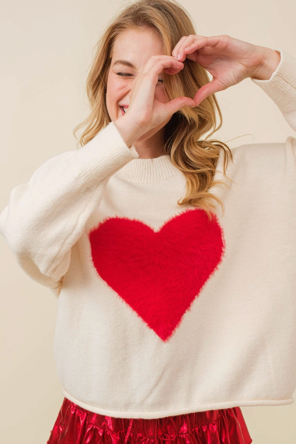 MAIN STRIP VALENTINE SWEATER