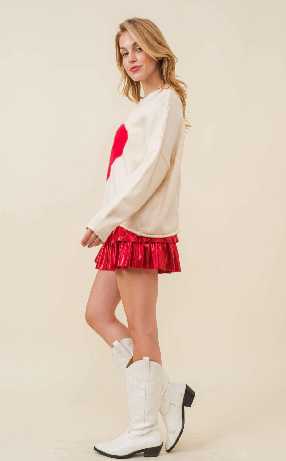 MAIN STRIP VALENTINE SWEATER