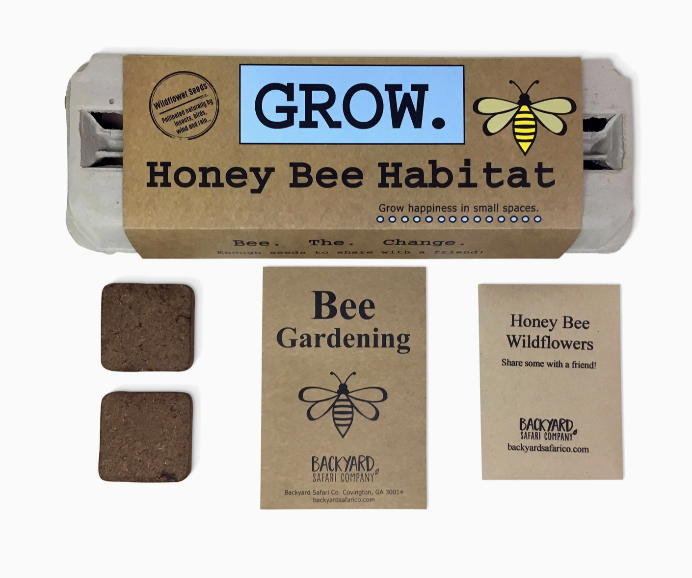 BACKYARD SAFARI COMPANY HONEY BEE HABITAT GROW KIT