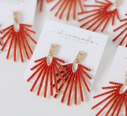 ST ARMANDS DESIGNS SUNBURST EARRINGS