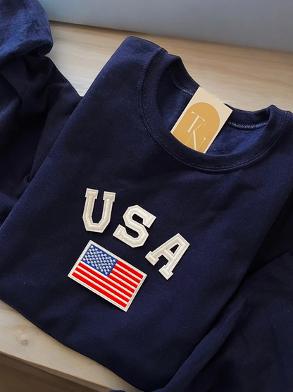 THREADS AND NEEDLES USA SWEATSHIRT