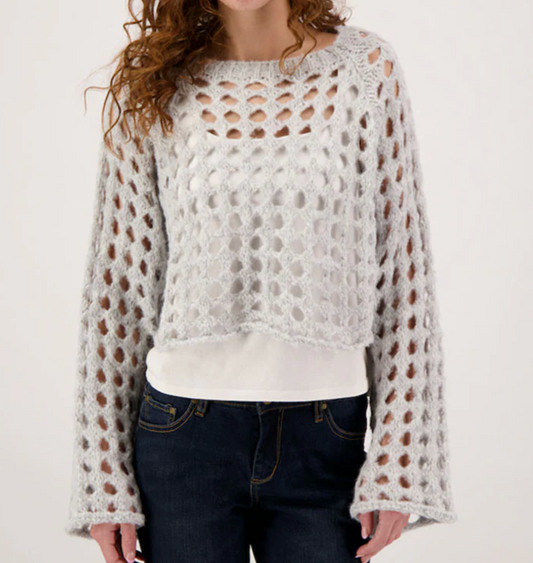 ASTRID HOLY MOLY CROPPED SWEATER