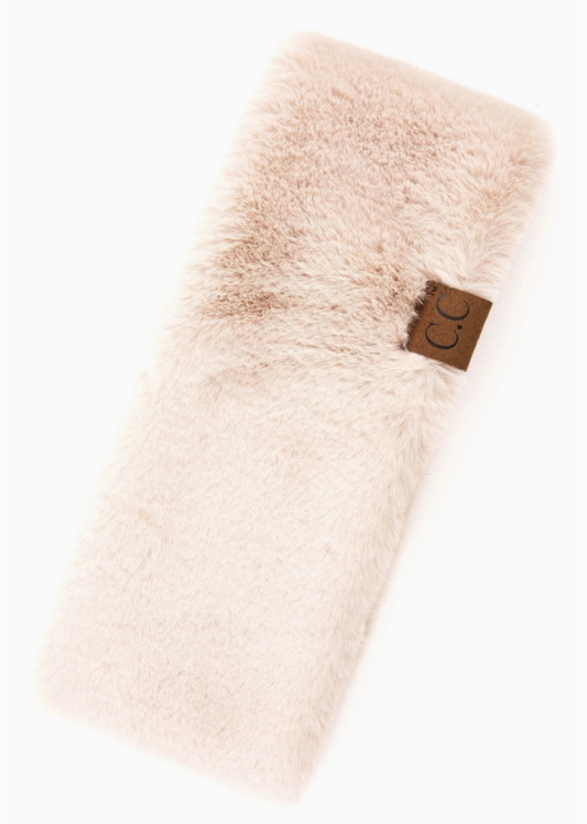 C.C. FAUX FUR HEADWRAP