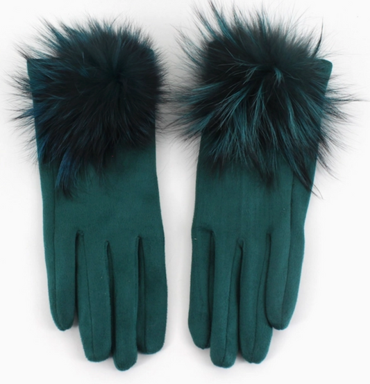 PRETTY PERSUATIONS POM POM GLOVES