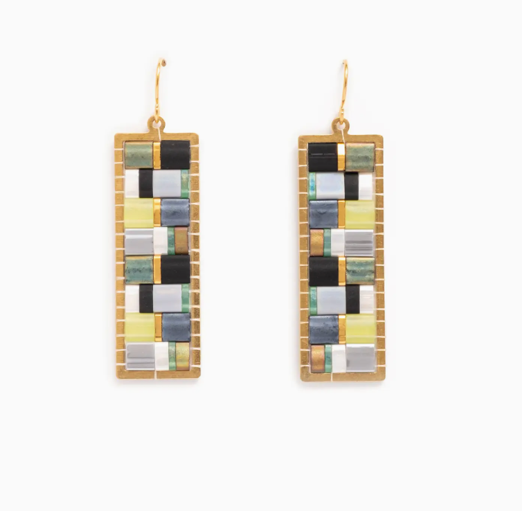 MAYANA MOSAIC TILA EARRINGS