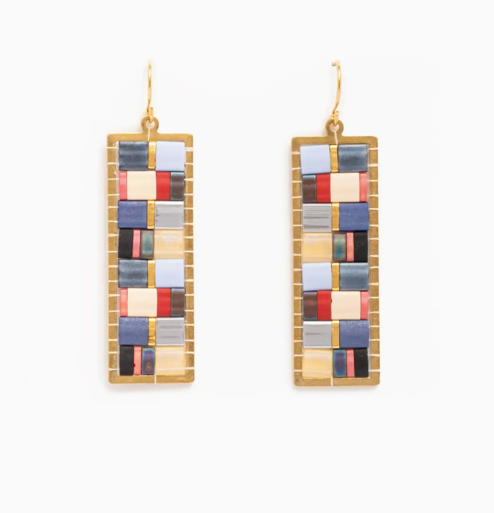 MAYANA MOSAIC TILA EARRINGS