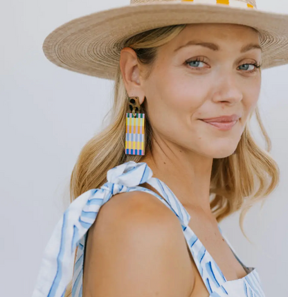 SUNSHINE TIENDA HAZEL STRIPE EARRINGS