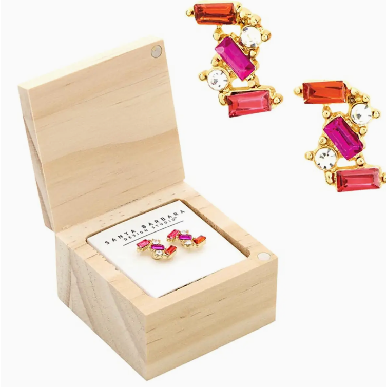 SANTA BARBARA TREASURE BOX EARRINGS