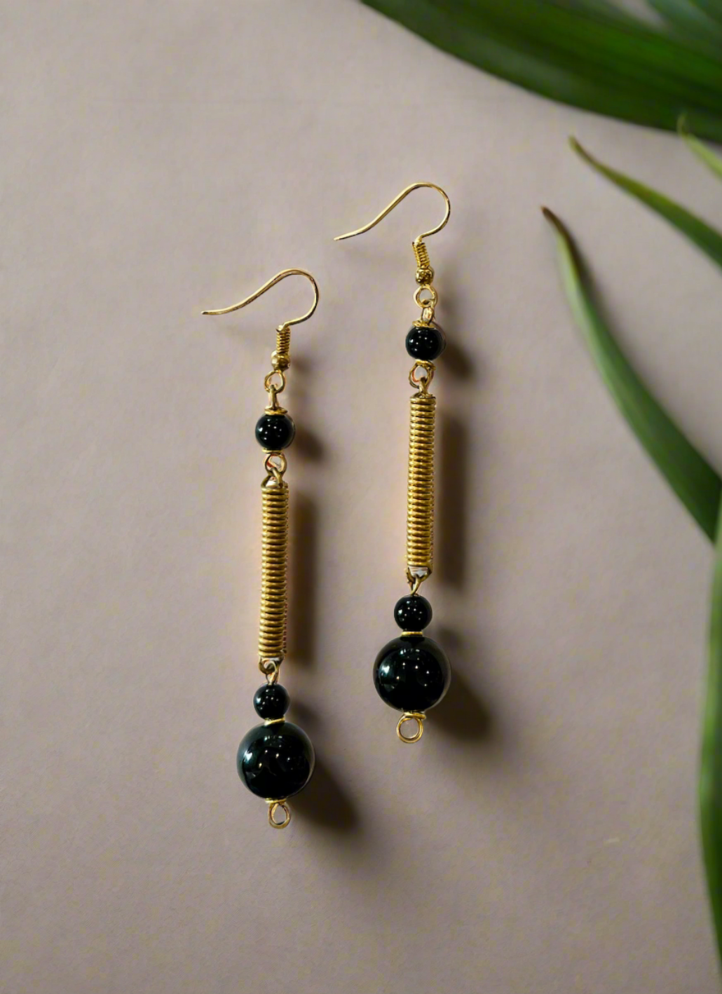 HARKISS BLACK BAUBLE EARINGS