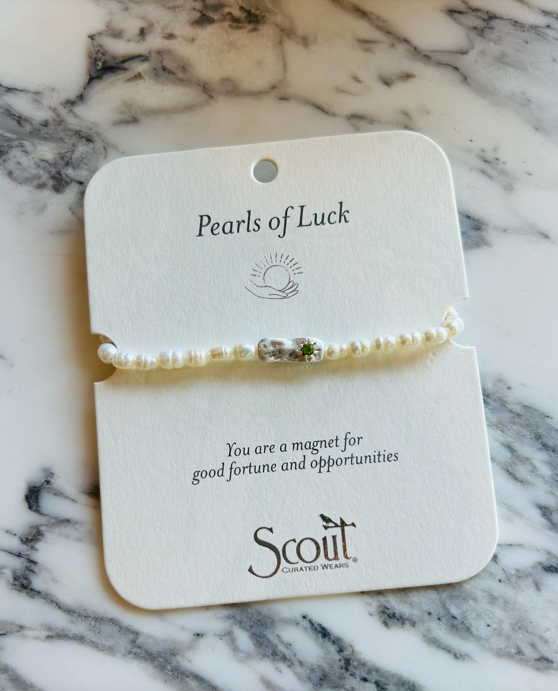 SCOUT PEARL AFFRIRMATION BRACELETS