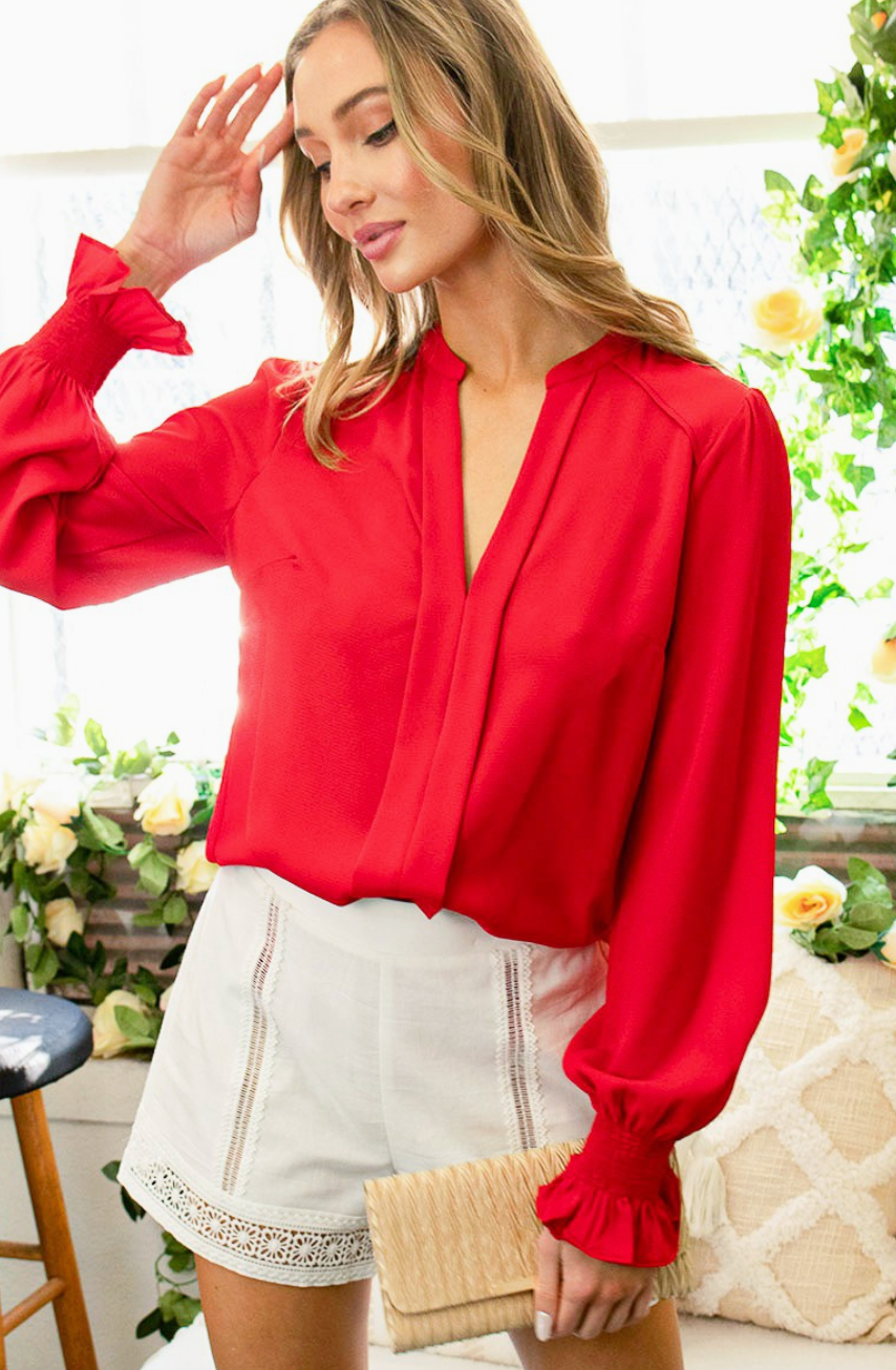 VINE AND LOVE MALLORY BLOUSE