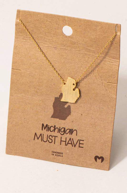 SECRET BOX MICHIGAN STATE NECKLACE