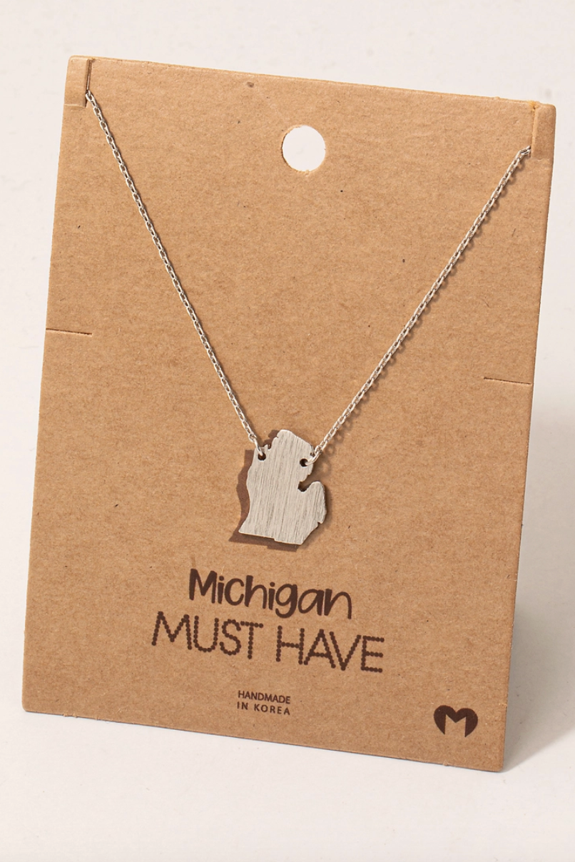 SECRET BOX MICHIGAN STATE NECKLACE