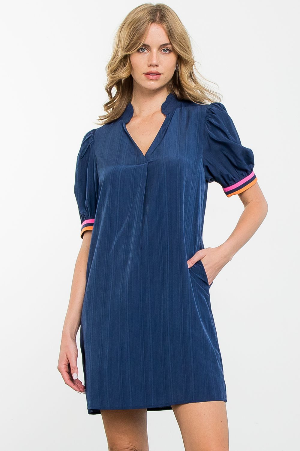 THML SHORT SLEEVE DRESS