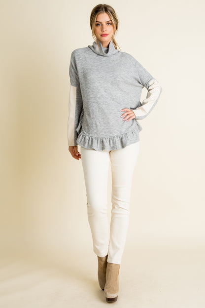 THML KNIT TURTLENECK SWEATER