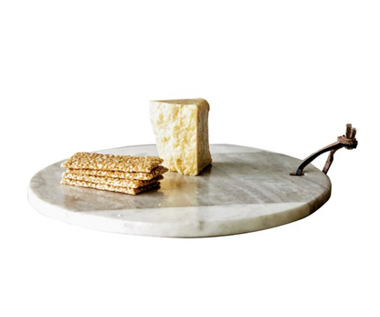 CREATIVE CO-OP MARBLE CHEESE BOARD