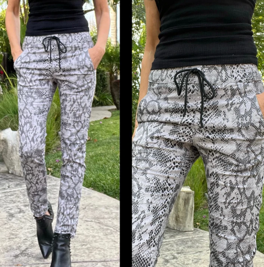 BEVY FLOG SHELY ASH PYTHON PANTS