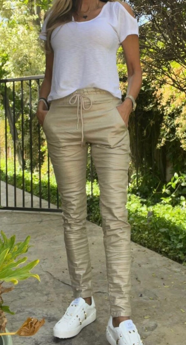 BEVY FLOG SHELY GOLD ORIGINAL PANTS