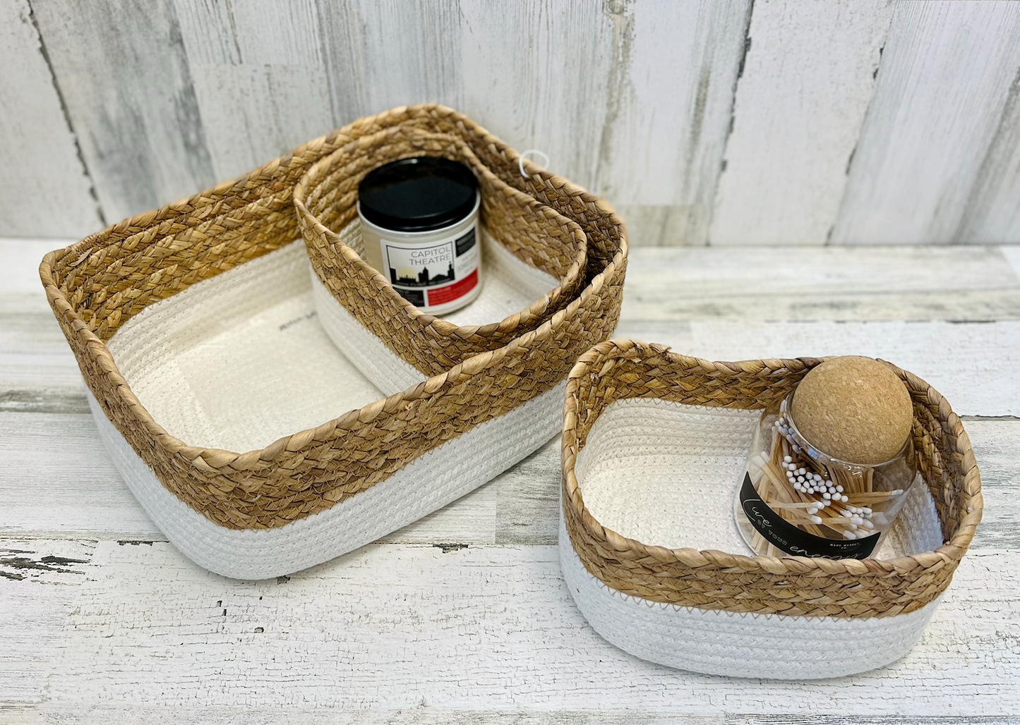 SHIRALEAH ASSORTED SET OF BASKETS