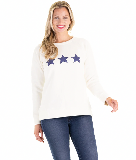 DUFFIELD LANE KEILY SWEATSHIRT WINTER WHITE