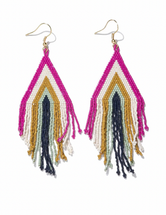 INK + ALLOY AMY STRIPE LUXE EARRINGS