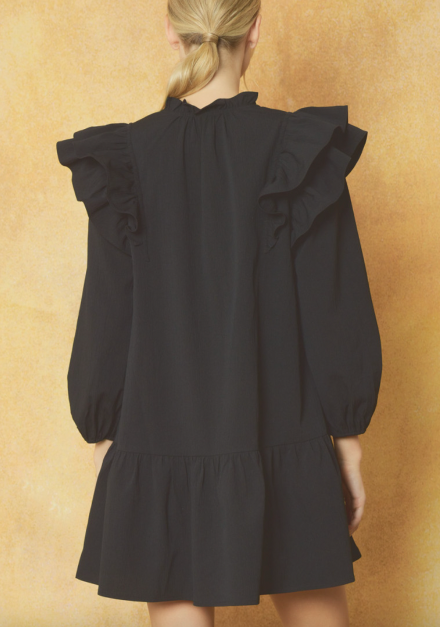 ENTRO RUFFLE DRESS