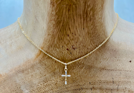 DOWNTOWN CROSS NECKLACE