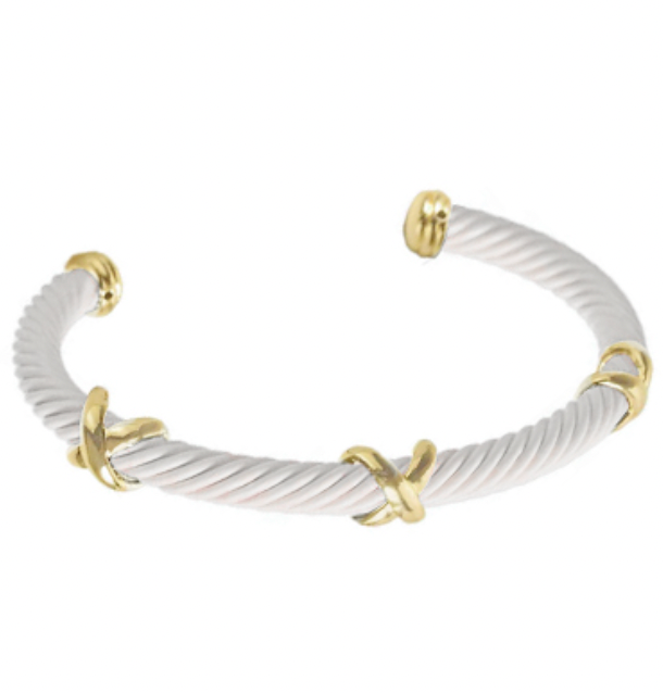 GOLDEN STELLA COLOR CABLE CUFF