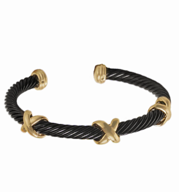 GOLDEN STELLA COLOR CABLE CUFF