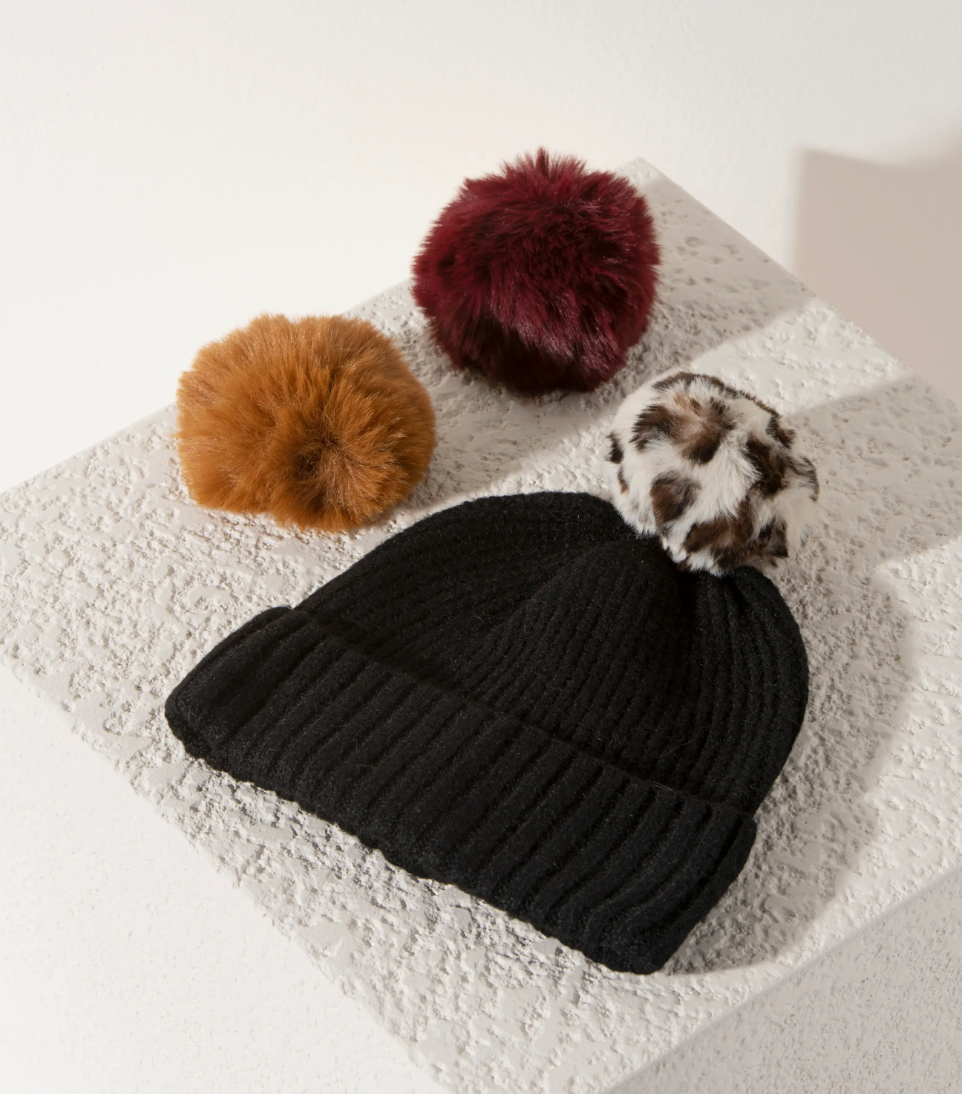 SHIRALEAH PICK A POM BOED HAT SET