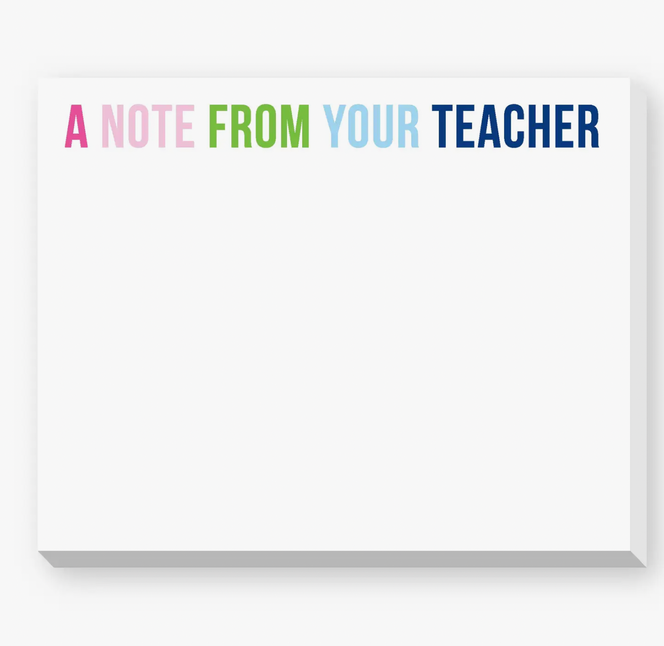 DONOVAN DESIGNS TEACHER NOTEPAD