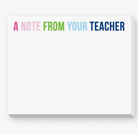 DONOVAN DESIGNS TEACHER NOTEPAD