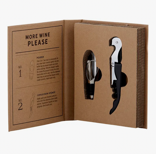 SANTA BARBARA DESIGNS CARDBOARD WINE BOOK SET