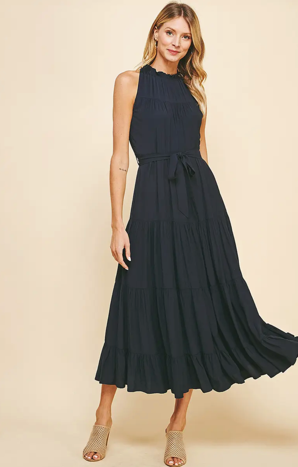 PINCH HALTER MIDI DRESS